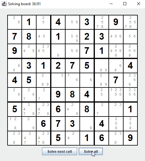 Solving all at once